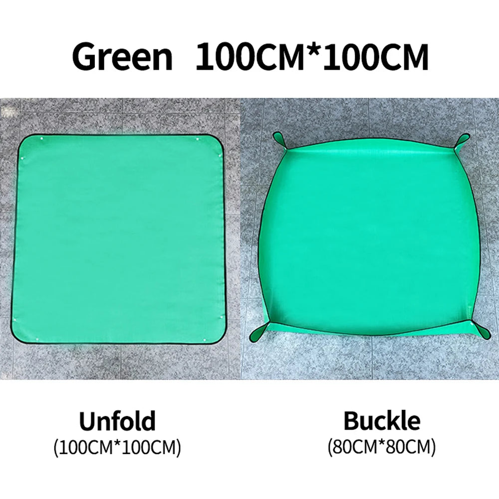 New Planting Mat 50cm-100cm Gardening Potting Pad Foldable Garden Plant Flower Pot Transplanting Waterproof Mats