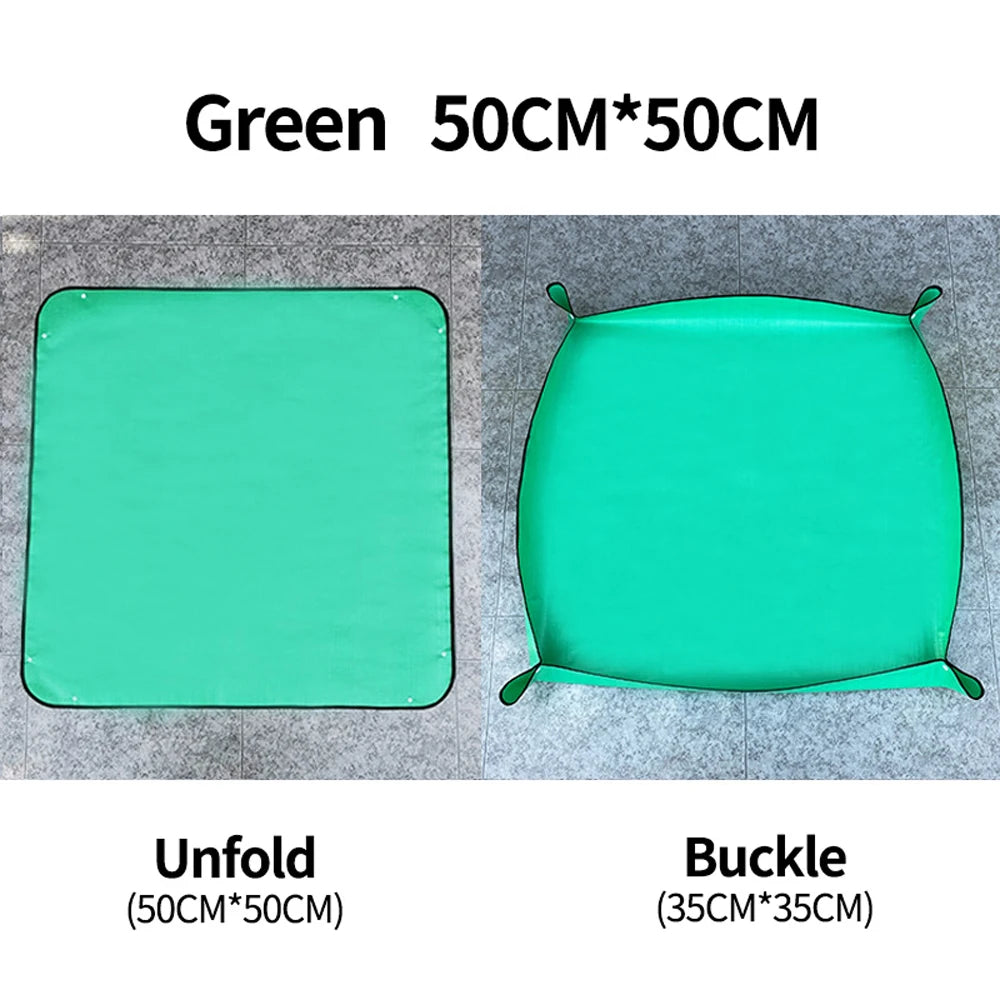 New Planting Mat 50cm-100cm Gardening Potting Pad Foldable Garden Plant Flower Pot Transplanting Waterproof Mats