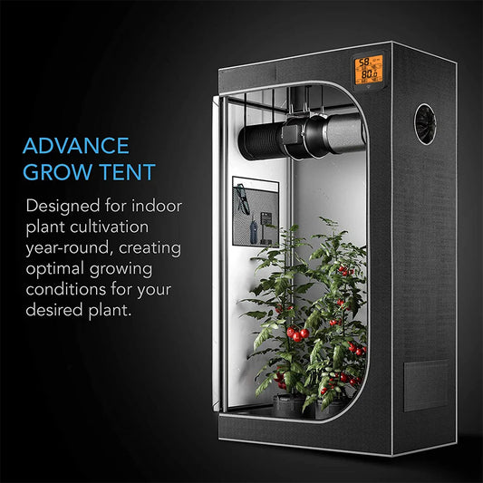 Grow tent indoor Growboxs Plant Tent With humidity temperature display Hydroponics Grow Room For Indoors Greenhouse Plants Mylar