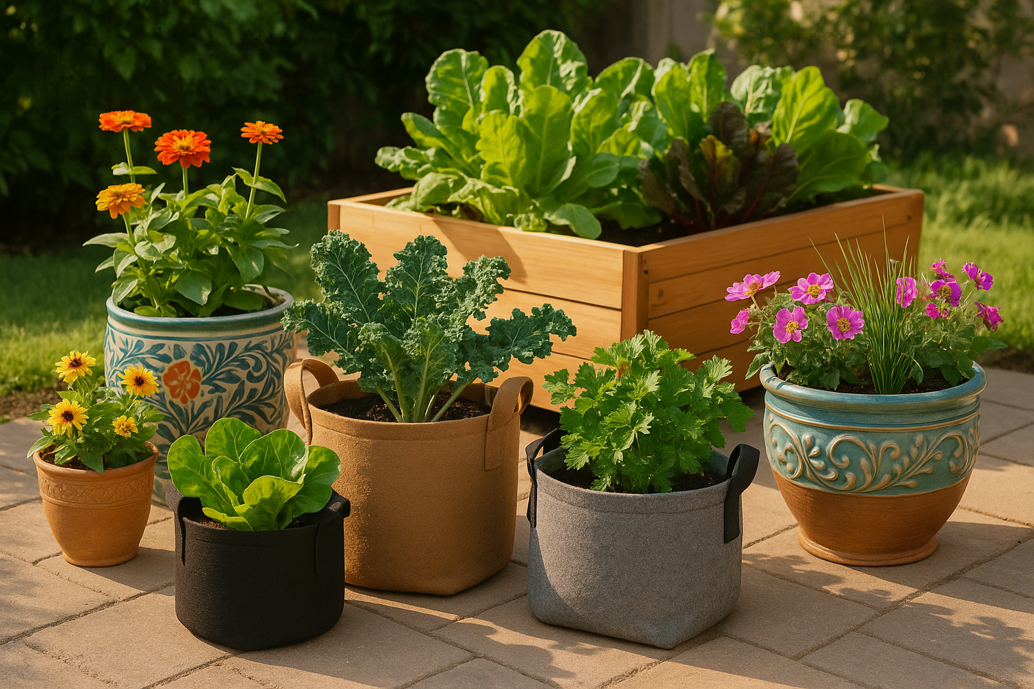 a variety of planters from Personal Growth Supplies.
