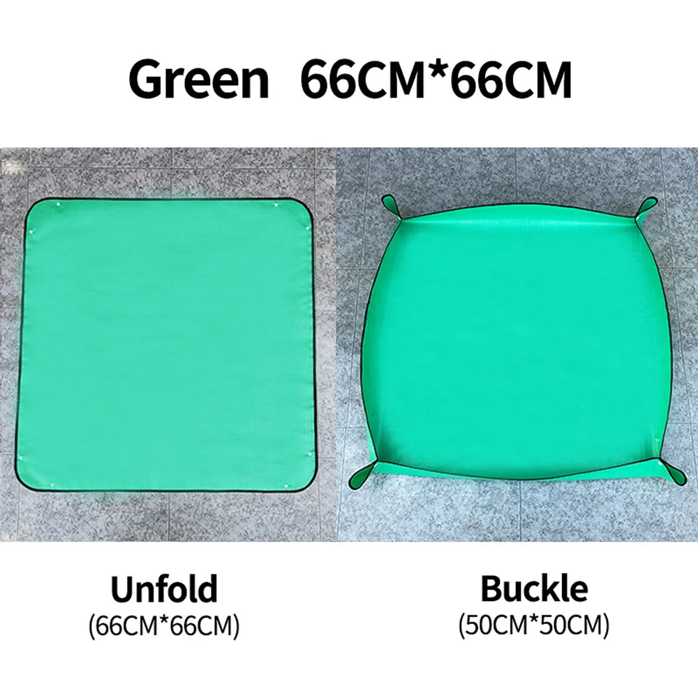 New Planting Mat 50cm-100cm Gardening Potting Pad Foldable Garden Plant Flower Pot Transplanting Waterproof Mats