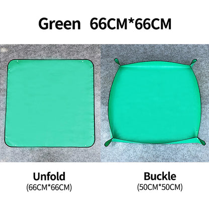 New Planting Mat 50cm-100cm Gardening Potting Pad Foldable Garden Plant Flower Pot Transplanting Waterproof Mats