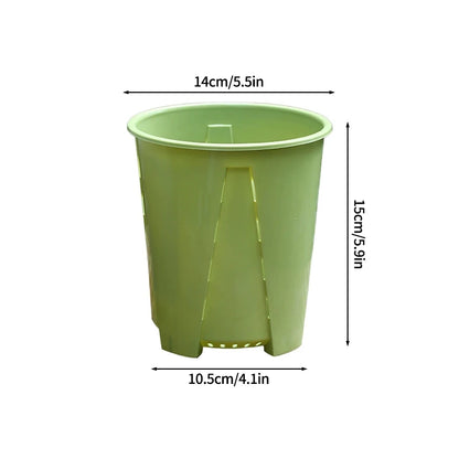 Plant Pot Large Plastic Flowerpot with Drainage Indoor Plants Bonsai Balcony Potted with Tray Garden Home Decoration