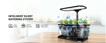 Spider Farmer 2025 New Smart G12 Hydroponics Growing System for Indoor Seedling Veg Bloom Flower Plants Hydroponics