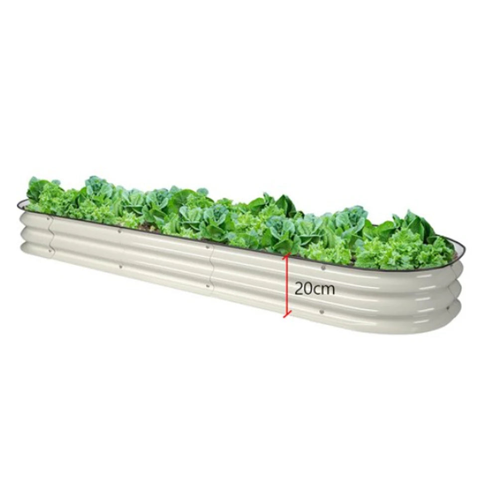 Metal Raised Garden Bed Durable Galvanized Cold Rolled Steel Planter Box  for Planting Outdoor Plants Vegetables