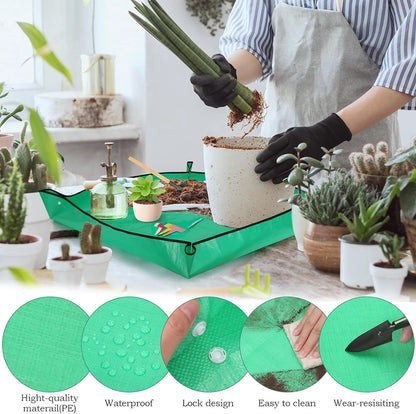 New Planting Mat 50cm-100cm Gardening Potting Pad Foldable Garden Plant Flower Pot Transplanting Waterproof Mats