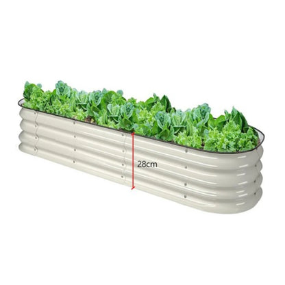 Metal Raised Garden Bed Durable Galvanized Cold Rolled Steel Planter Box  for Planting Outdoor Plants Vegetables