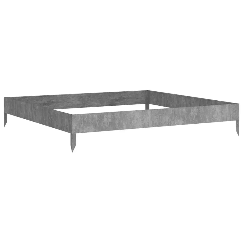Corten Steel Garden Raised Bed 39.4"x39.4"x7.3" Outdoor Furniture