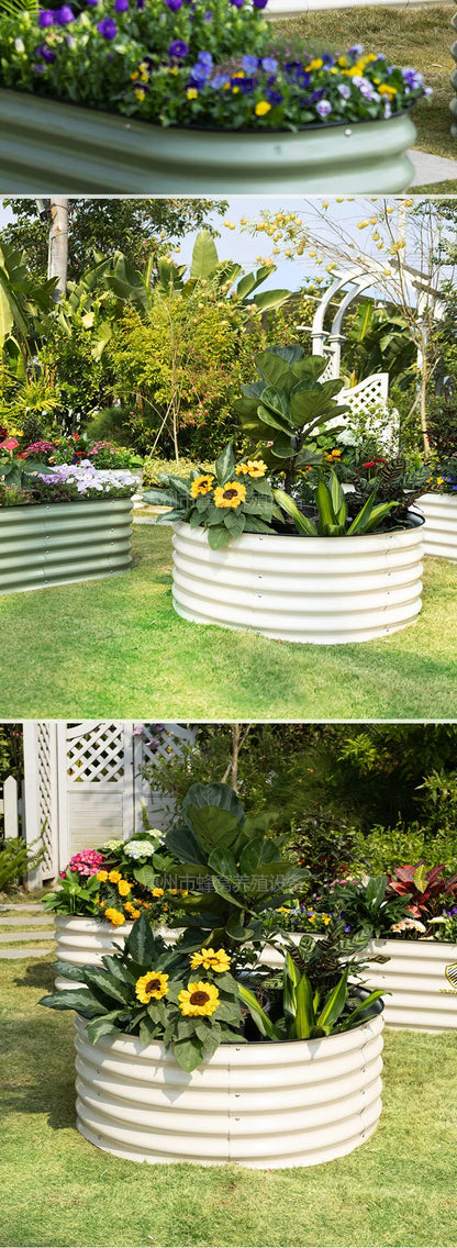 Garden vegetable bed metal planting bed garden garden camping metal vegetable bed planting box garden outdoor