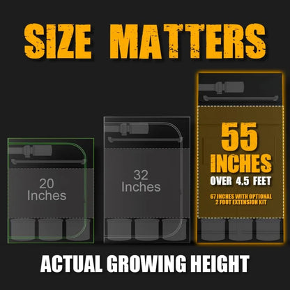 5' x 9' x 6'11 - Extendable! Tallest Indoor Grow Tent