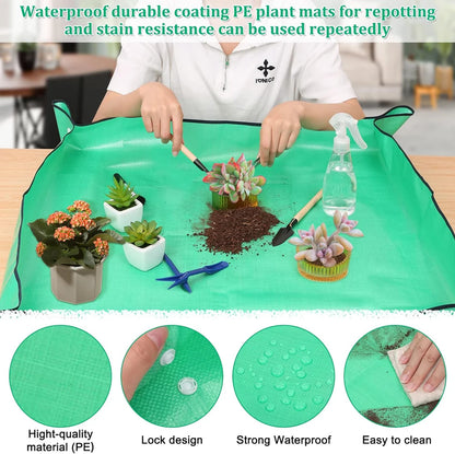 New Planting Mat 50cm-100cm Gardening Potting Pad Foldable Garden Plant Flower Pot Transplanting Waterproof Mats