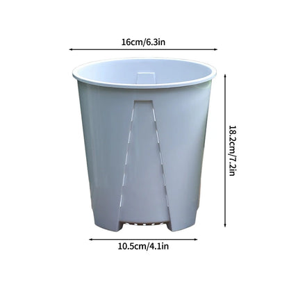 Plant Pot Large Plastic Flowerpot with Drainage Indoor Plants Bonsai Balcony Potted with Tray Garden Home Decoration