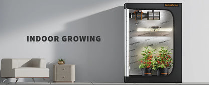 Spider Farmer SF120X120X200CM 4x4x6.5FT Grow Tent Reflective Mylar 1680D Oxford Cloth for Plants Indoor Hydroponics Home Box