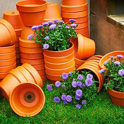 50 Piece Pot Hole Screen Mat, Round Drainage Hole Screen to prevent soil loss, Plant Drainage Screen Gasket, Gardening Supplies