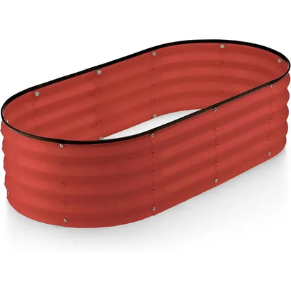 Galvanized Raised Garden Beds Outdoor // 4×2×1 ft Planter Raised Beds for Gardening, Vegetables, Flowers // Large Metal Gard