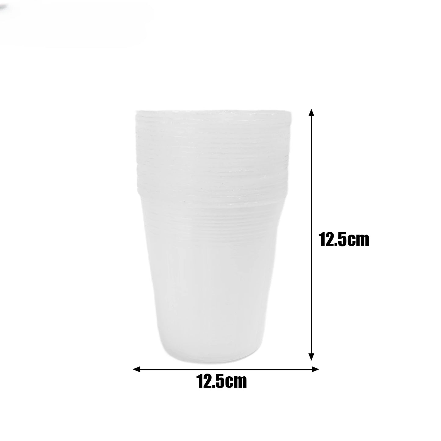 10/50pcs Transparent Nursery Pots with Drainage Hole Seed Starting Pot Flower Plant Container Gardening Planting Nutrition Cups