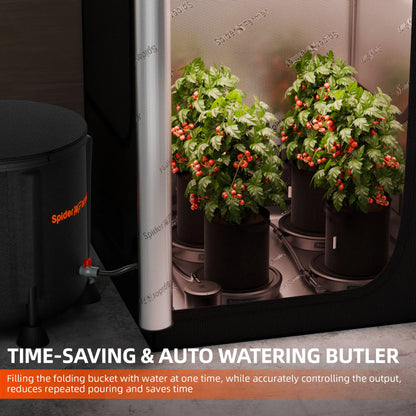 Spider Farmer 4 Pack Self-Watering Fabric Pot Base with 50L Water Storage Tank
