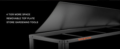 Spider Farmer SF600 Growshelves LED Grow Light 3-Layer W/Metal Plant Stand Trays for Indoor Veg Flower Plants Hydroponics
