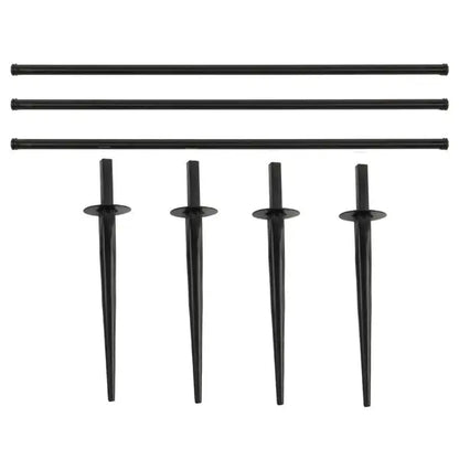 Wrought Iron Bridge Roof Arches Garden Ornaments for Plant Climbing Frame