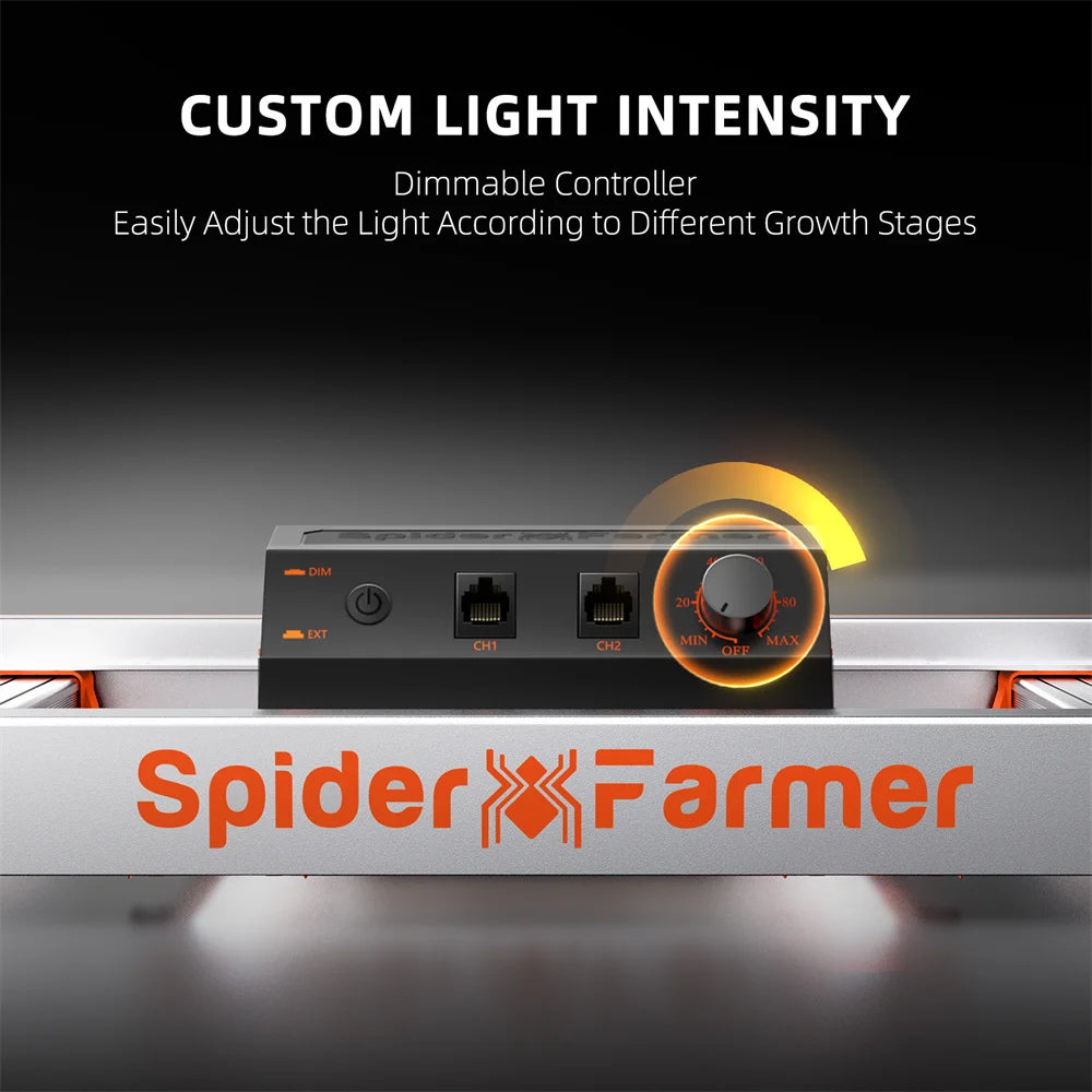 Spider Farmer G3000 LED Grow Light+90x90x180CM Grow Tent Kits with Carbon Filter For Indoor Plants Flowers Hydroponics