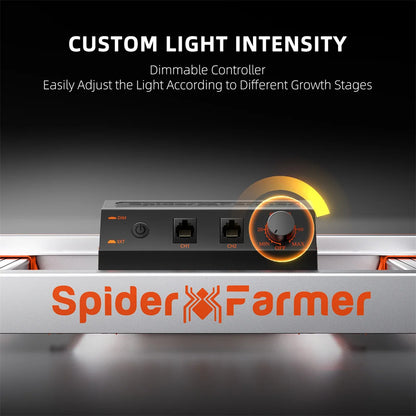 Spider Farmer G3000 LED Grow Light+90x90x180CM Grow Tent Kits with Carbon Filter For Indoor Plants Flowers Hydroponics