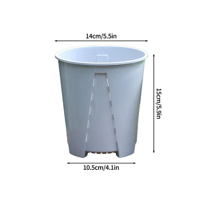Plant Pot Large Plastic Flowerpot with Drainage Indoor Plants Bonsai Balcony Potted with Tray Garden Home Decoration