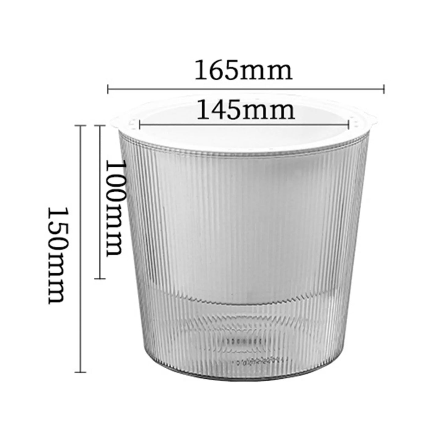 Clear Self Watering Planters Pots Household Anti Rot Self-Watering Planters for Living Room Plants Flowers