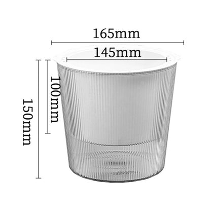 Clear Self Watering Planters Pots Household Anti Rot Self-Watering Planters for Living Room Plants Flowers