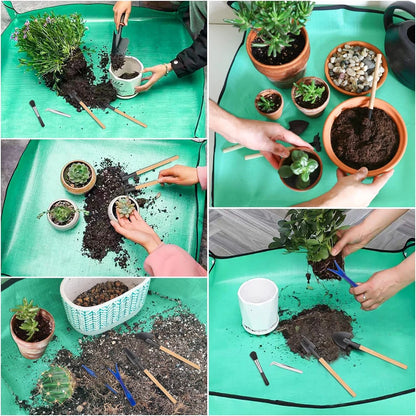 New Planting Mat 50cm-100cm Gardening Potting Pad Foldable Garden Plant Flower Pot Transplanting Waterproof Mats
