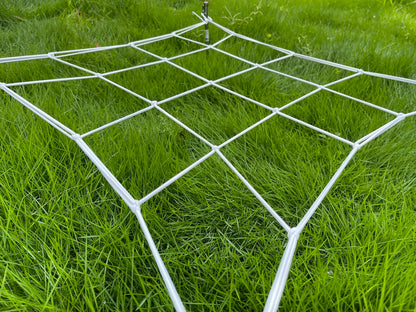 4'' Mesh Trellis Netting  for Grow Tents Plant Support Elastic ScrOG/ LST/ HST Net with Hooks Grow Box Kit Low Stress Training