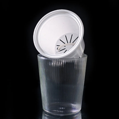 Clear Self Watering Planters Pots Household Anti Rot Self-Watering Planters for Living Room Plants Flowers