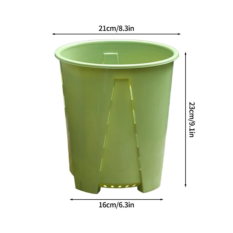 Plant Pot Large Plastic Flowerpot with Drainage Indoor Plants Bonsai Balcony Potted with Tray Garden Home Decoration