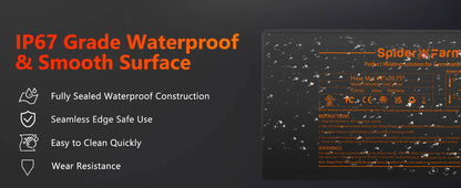 Spider Farmer 20Inch/48Inch Waterproof Seedling Heat Mat Kit Digital Thermostat Combo Set for Indoor Plants Hydroponics