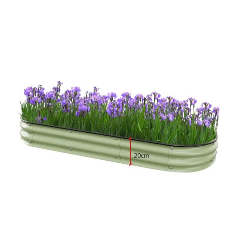 Metal Raised Garden Bed Durable Galvanized Cold Rolled Steel Planter Box  for Planting Outdoor Plants Vegetables