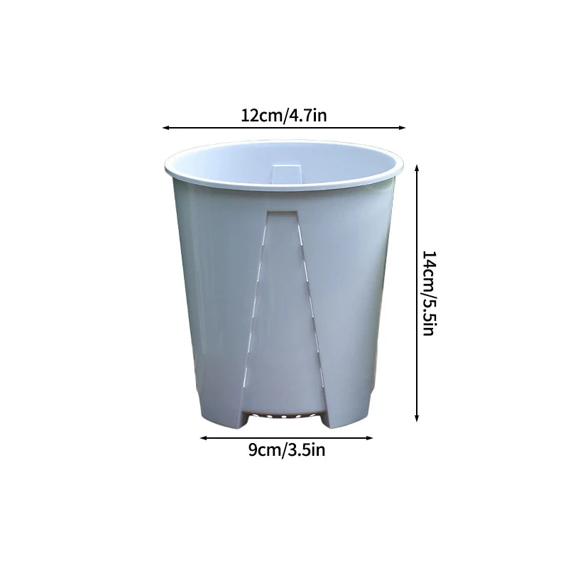 Plant Pot Large Plastic Flowerpot with Drainage Indoor Plants Bonsai Balcony Potted with Tray Garden Home Decoration