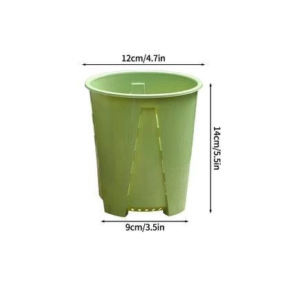 Plant Pot Large Plastic Flowerpot with Drainage Indoor Plants Bonsai Balcony Potted with Tray Garden Home Decoration