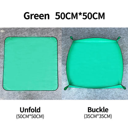 New Planting Mat 50cm-100cm Gardening Potting Pad Foldable Garden Plant Flower Pot Transplanting Waterproof Mats