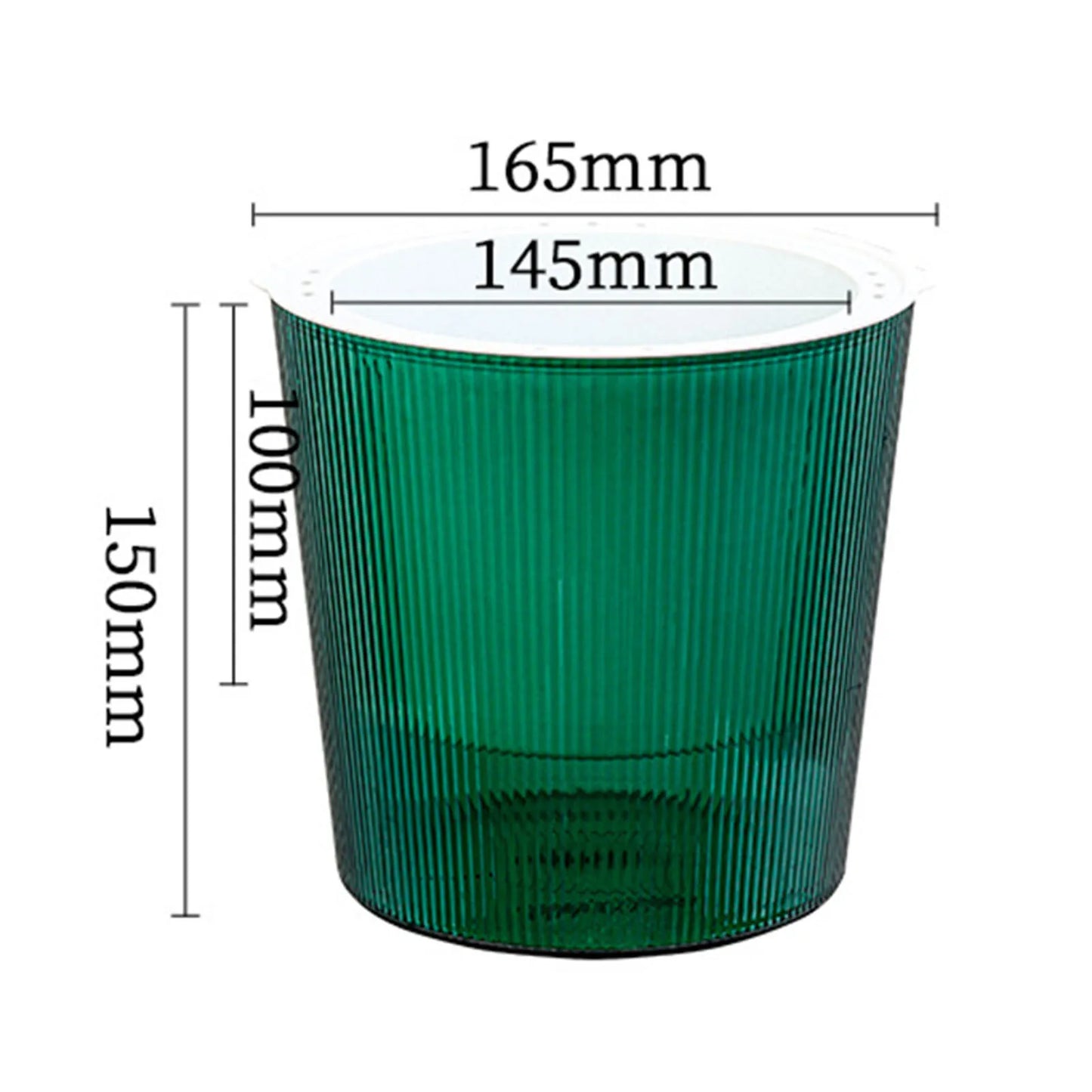 Clear Self Watering Planters Pots Household Anti Rot Self-Watering Planters for Living Room Plants Flowers