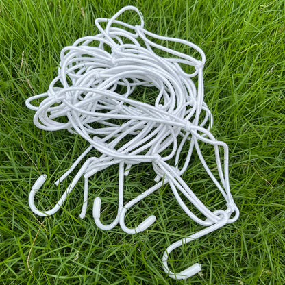 4'' Mesh Trellis Netting  for Grow Tents Plant Support Elastic ScrOG/ LST/ HST Net with Hooks Grow Box Kit Low Stress Training