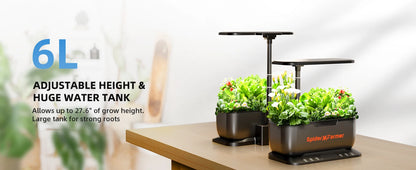 Spider Farmer 2025 New Smart G12 Hydroponics Growing System for Indoor Seedling Veg Bloom Flower Plants Hydroponics