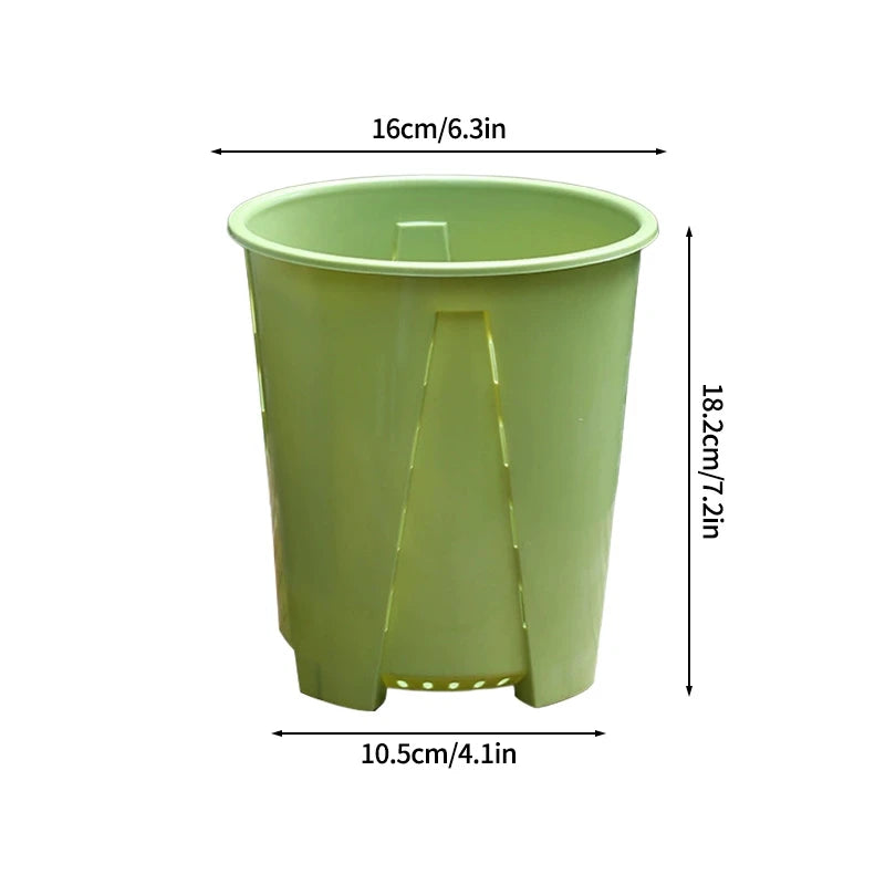 Plant Pot Large Plastic Flowerpot with Drainage Indoor Plants Bonsai Balcony Potted with Tray Garden Home Decoration
