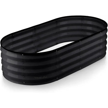 Galvanized Raised Garden Beds Outdoor // 4×2×1 ft Planter Raised Beds for Gardening, Vegetables, Flowers // Large Metal Gard