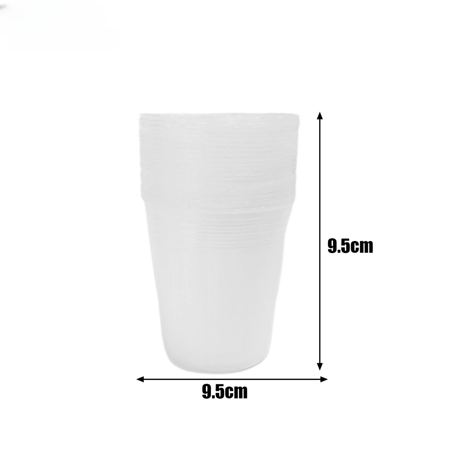 10/50pcs Transparent Nursery Pots with Drainage Hole Seed Starting Pot Flower Plant Container Gardening Planting Nutrition Cups