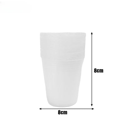 10/50pcs Transparent Nursery Pots with Drainage Hole Seed Starting Pot Flower Plant Container Gardening Planting Nutrition Cups